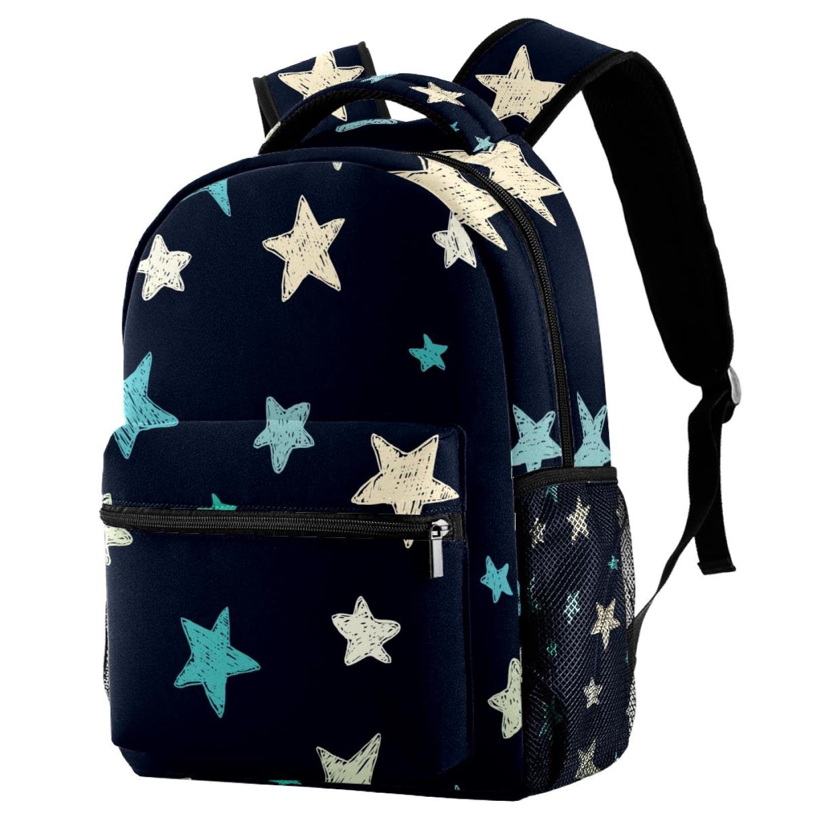 Sac à dos de voyage étoiles bleu/gris pour ne plus manquer de place - 7