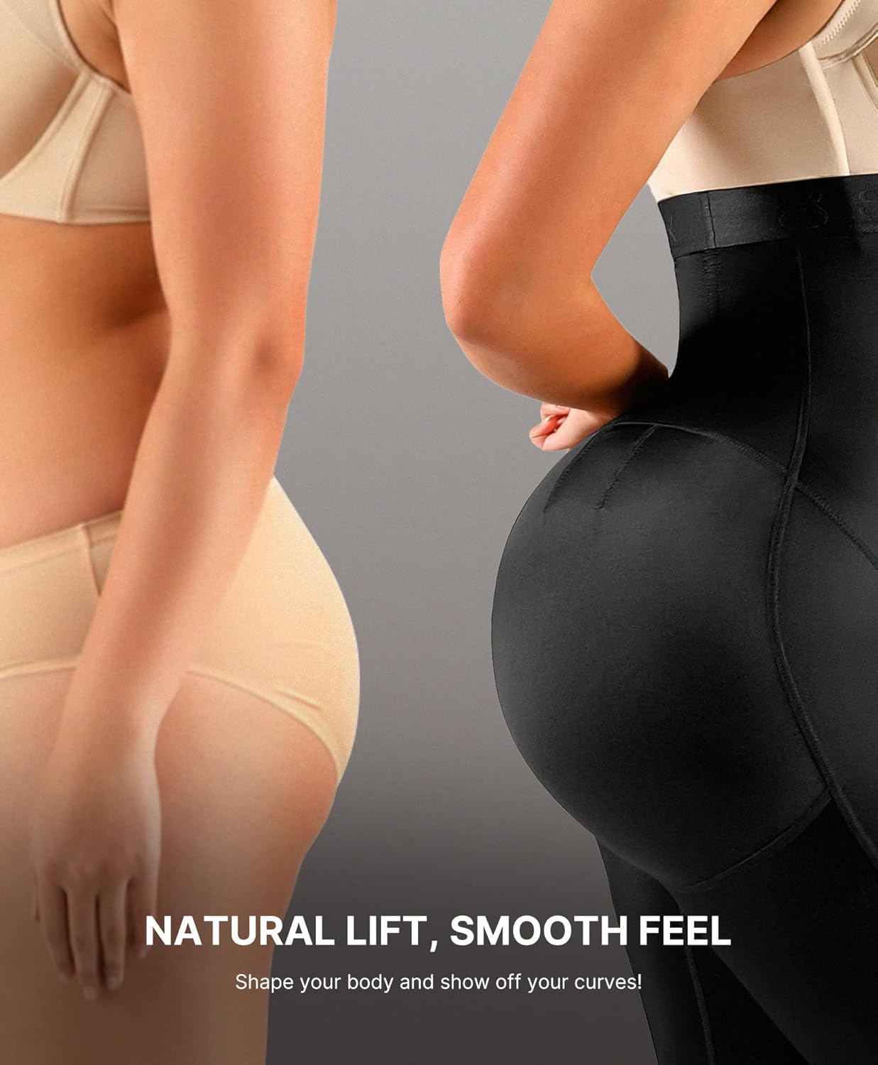 SHAPELLX Shapewear for Women Tummy Control Faja Body Shaper Butt Lifting High Waisted Shorts Thigh Slimmer Bodysuit - Image 2