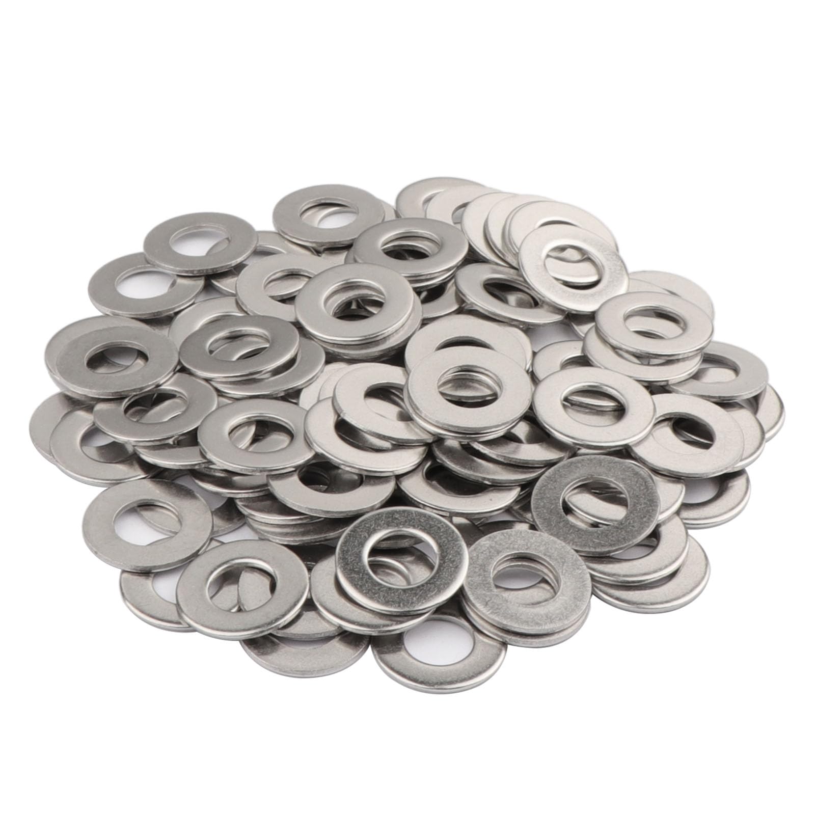 Stainless Steel Flat Washers - 200 Pack -16