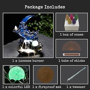 Amazon.com: ChangWanna Moon Incense Holder Burner - Frog