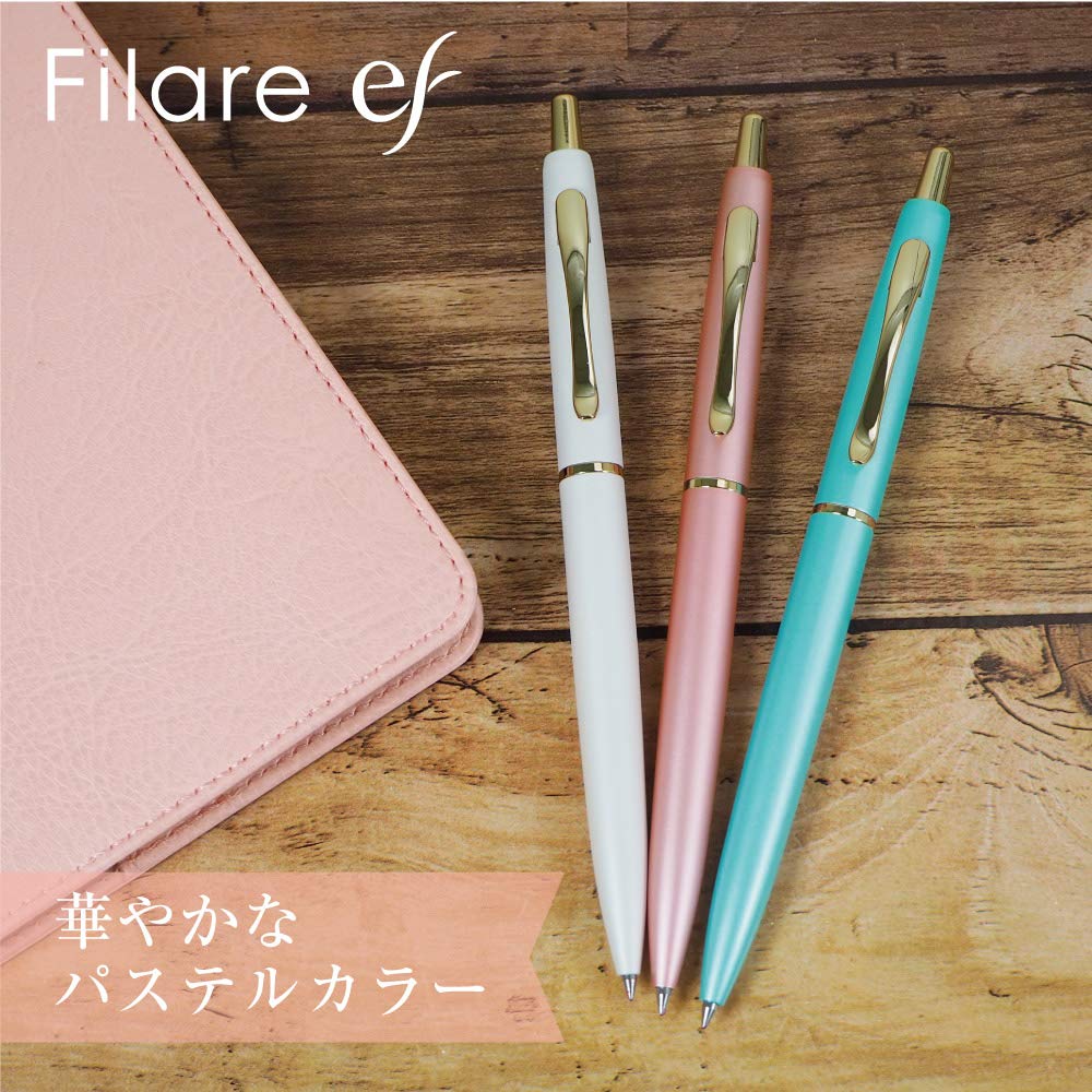 Zebra Fillare Ef Oil-Based Ballpoint Pen - 0.5mm, Beige, Emulsion Ink, Professional Writing Pen