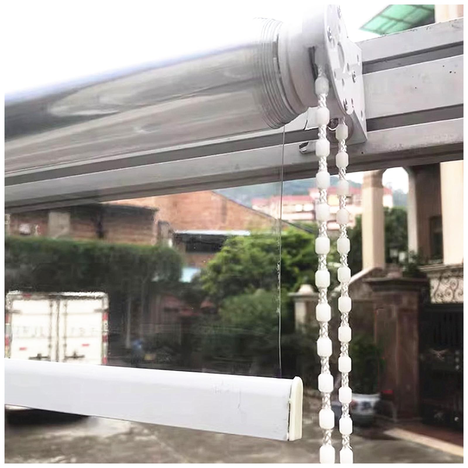 Tenda A Rullo Trasparente in PVC Impermeabile