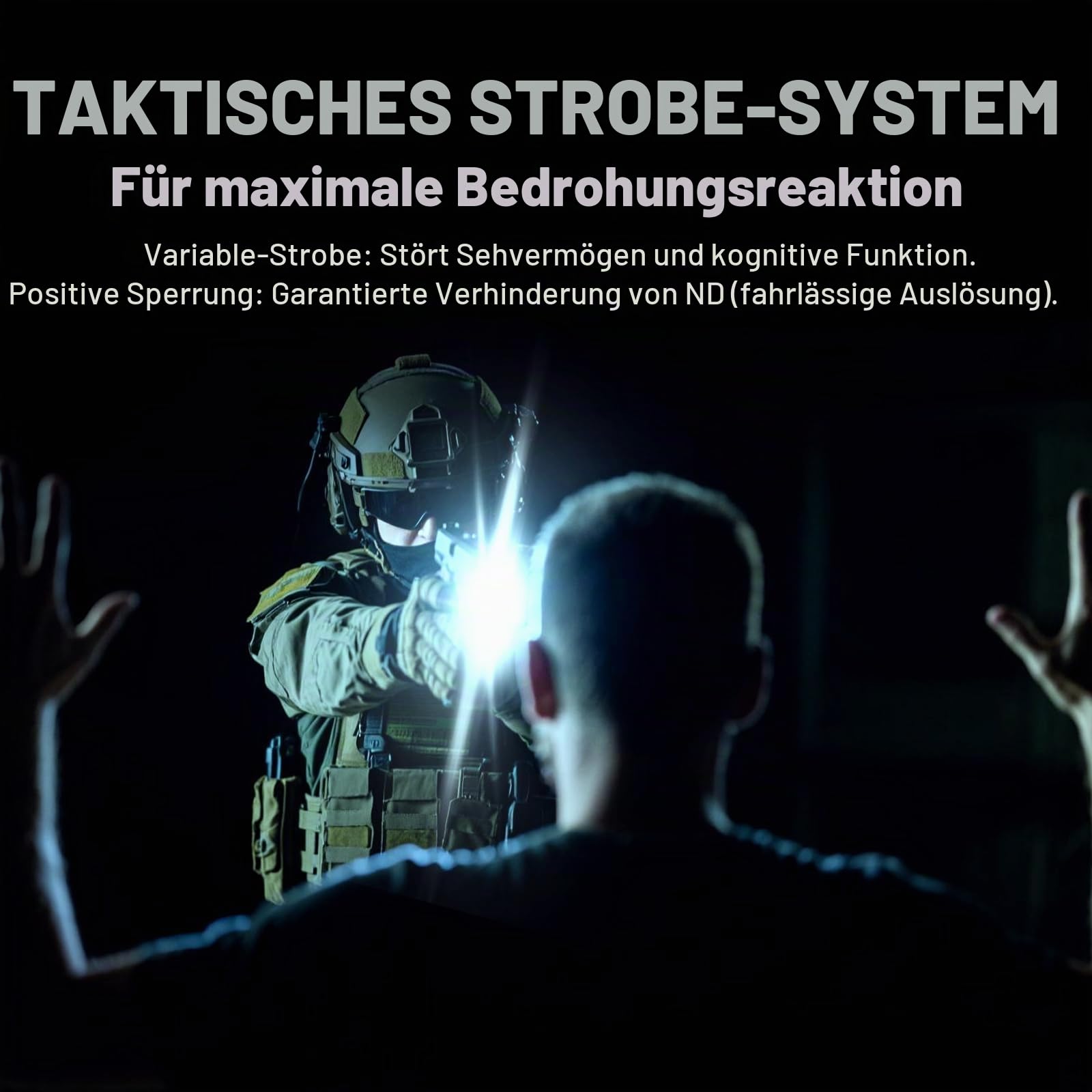 AIMWIN WL20 LED-Lampe, 2000 Lumen, wiederaufladbar, USB-C, lange Reichweite, 412 m, mit Stroboskop-Modus, kompatibel mit GL/Picatinny Schiene