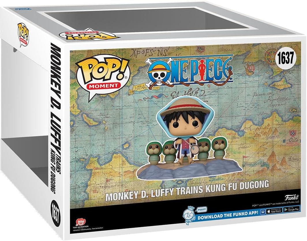 Crunchyroll One Piece - Luffy Training Kung Fu Jugon Funko POP! Moment Exclusive