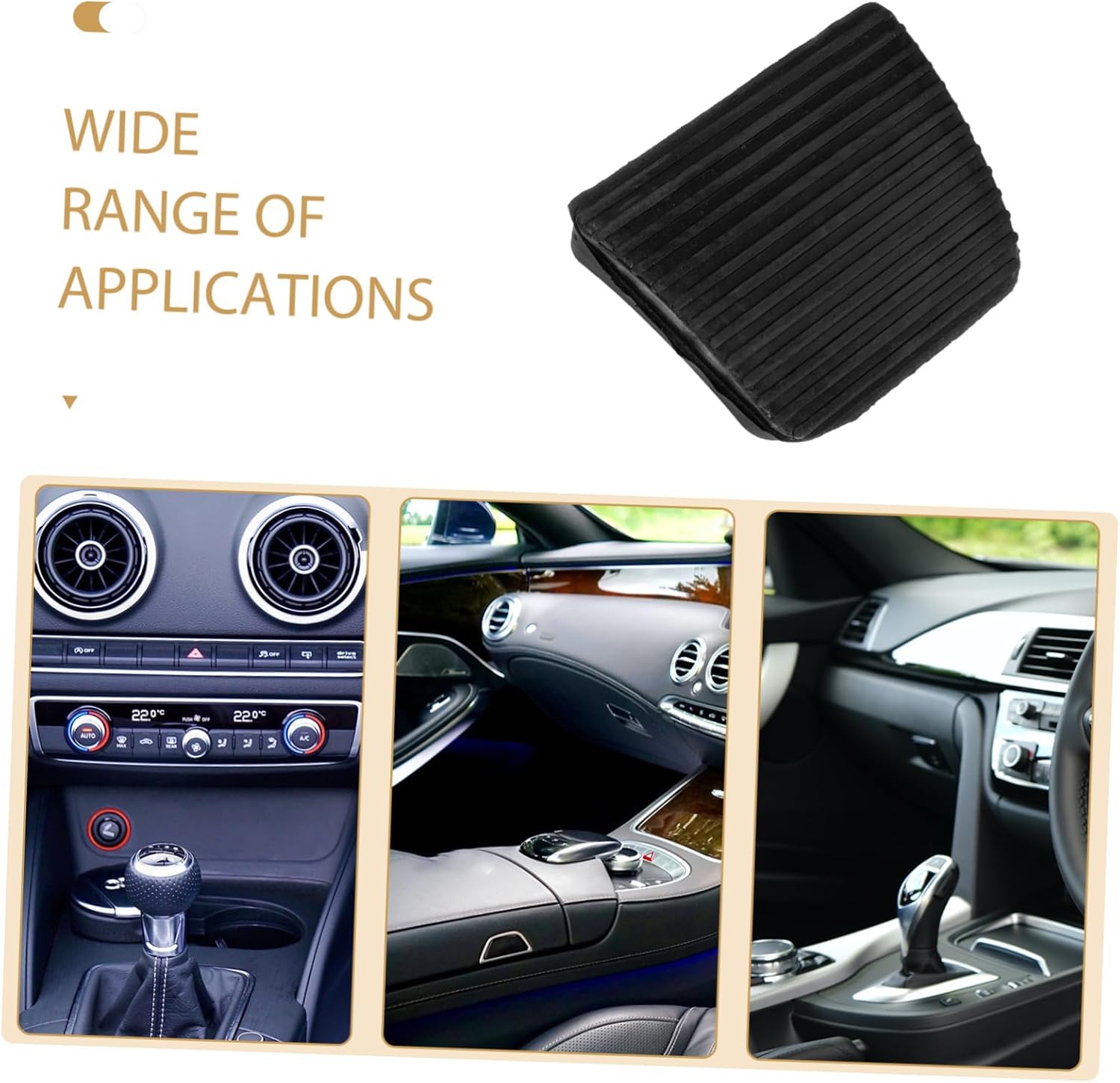 SOLUSTRE Clutch Pedal Pad Rubber Cover for Trucks Anti-Slip Design Durable Replacement Accessory for Enhanced Driving Safety and Performance