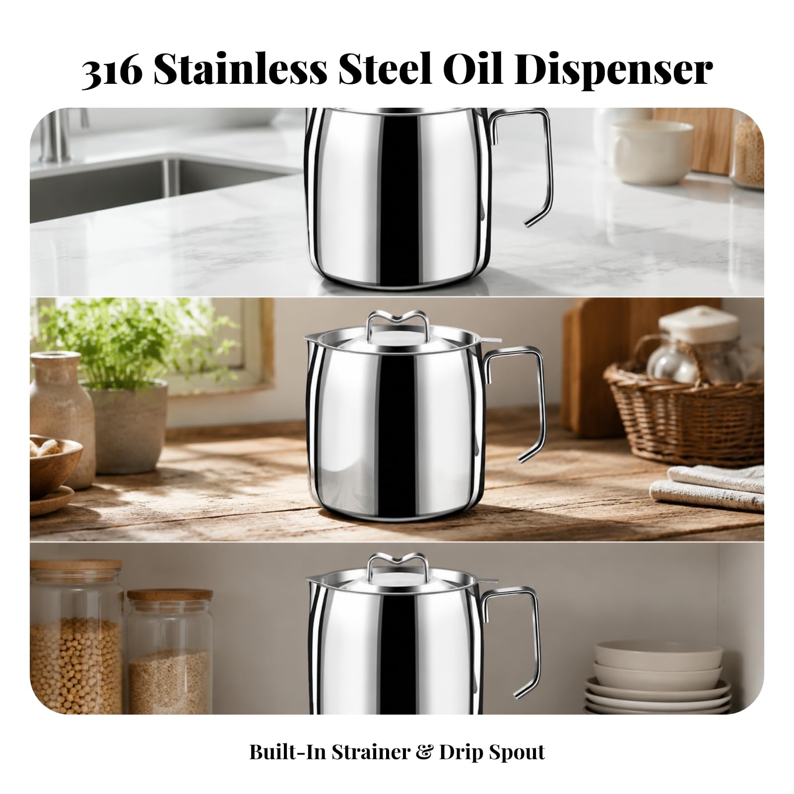 Pot Filtre à Anti-Poussière, 2.0L