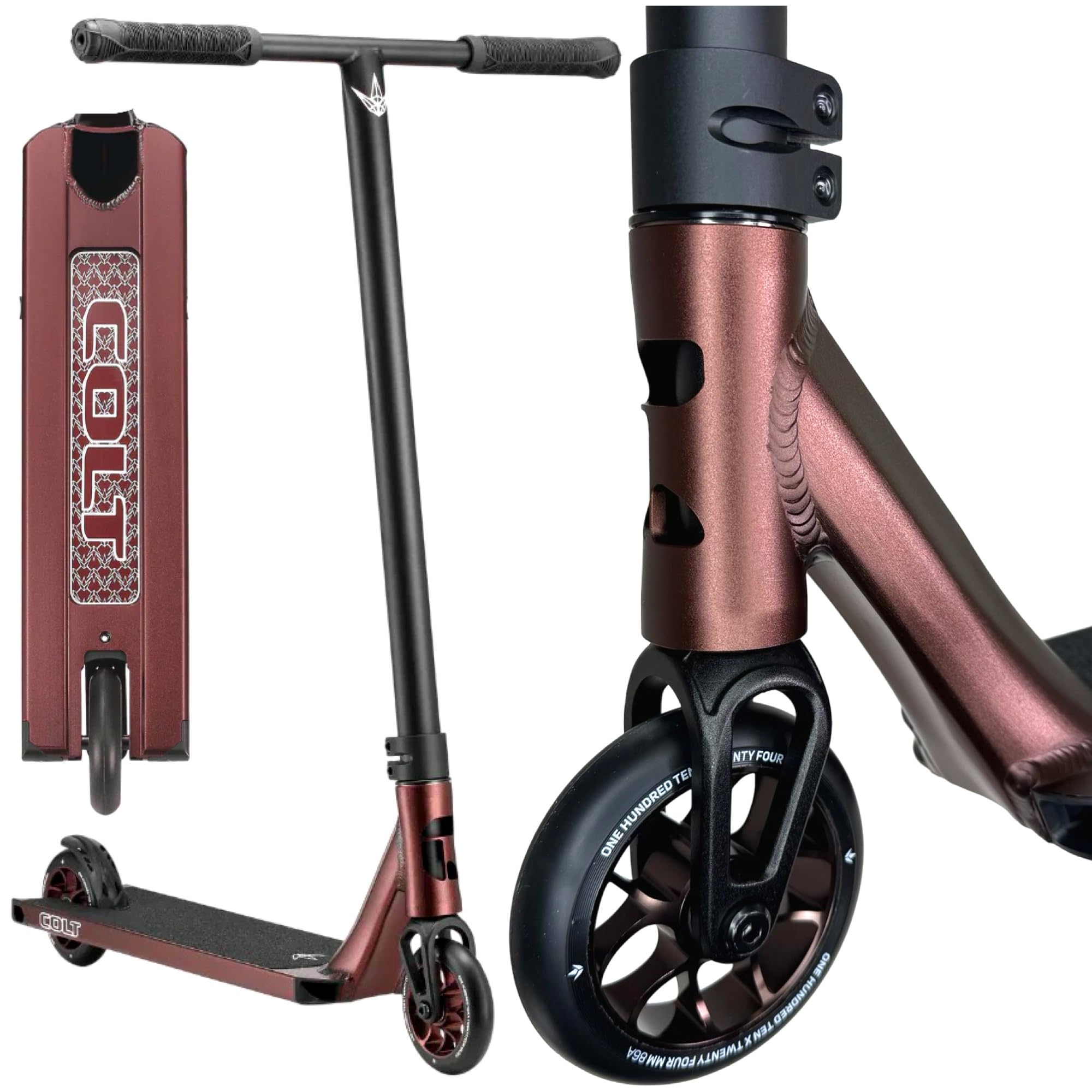 Blunt Prodigy X Complete Stunt-Scooter H = 86/90 cm Park/Street I Dzieci I Nastolatki I Dorośli I Trick I Tret I Roller I Light