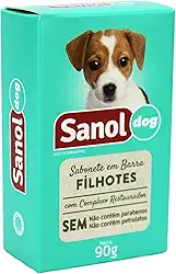 Sabonete Sanol Para Cães E Gatos Filhotes 90g