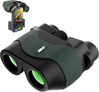 Binoculars for Adults,12x30 Binoculars with Upgraded Phone Adapter, Compact Binocular for Bird Watching,Small Binoculars for Kids,with Daily Waterproof,Outdoor Sport,Hunting,Theater and Concerts