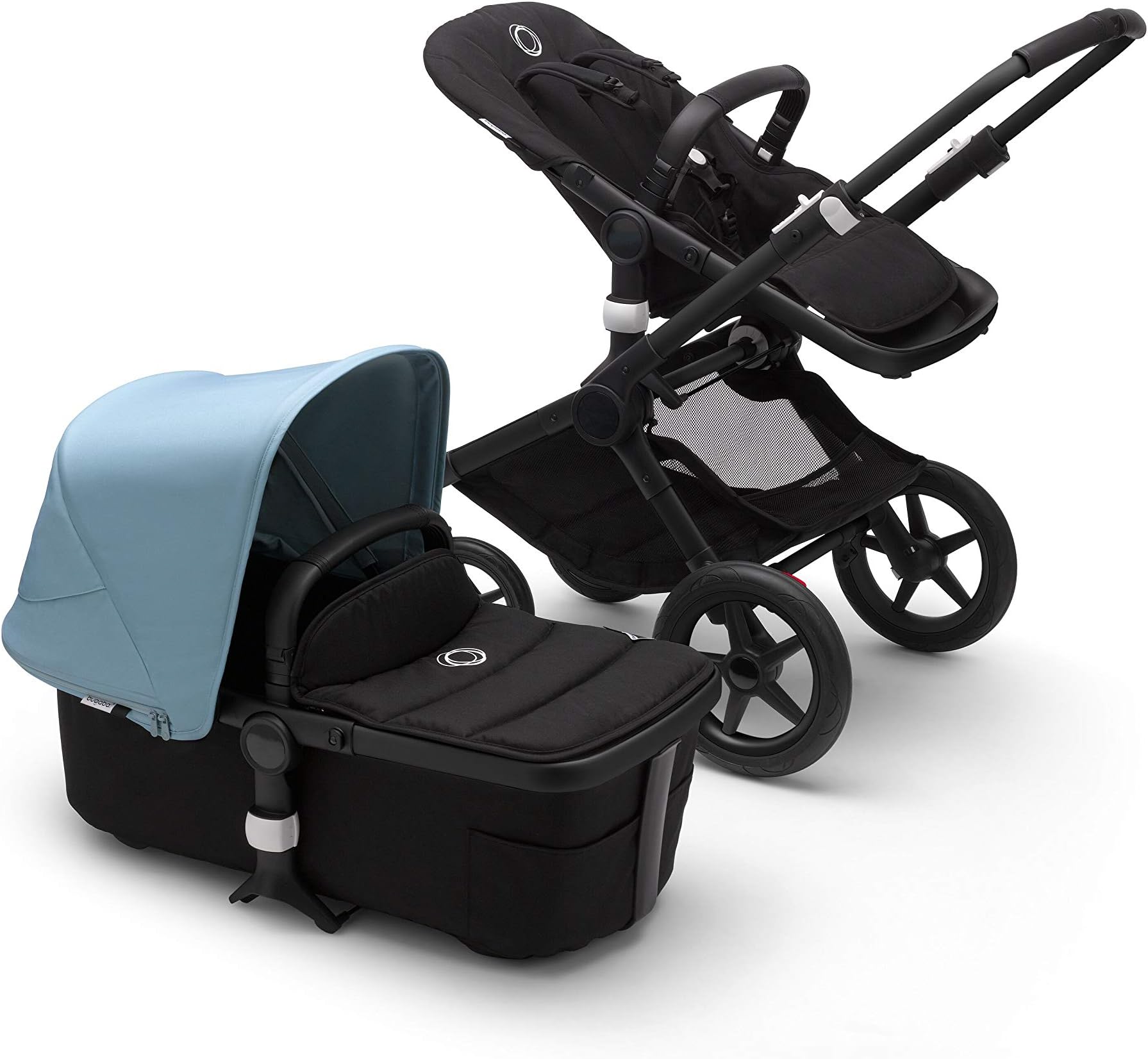 Fox2 Complete Stroller, Black/Vapor Blue