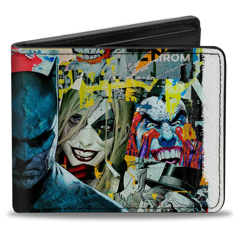 Buckle-DownMen's Bifold Wallet Dc Comics Batman, 4.0" x 3.5", Batman, 4.0" x 3.5", Buckle-down Bifold Wallet Dc Comics Batman