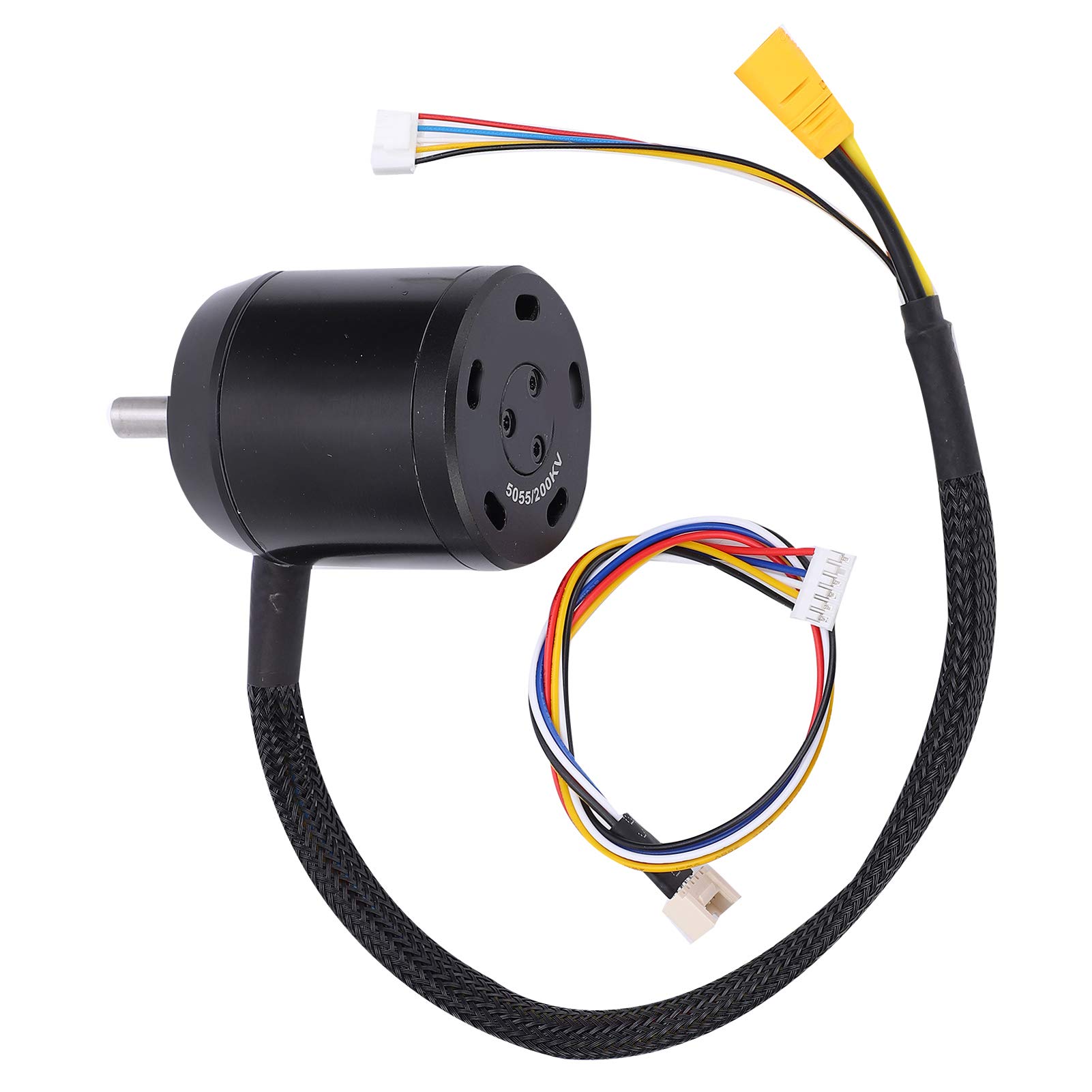 ViaGasaFamido Motor sin escobillas del motor del coche RC, teledirigido para el modelo de coche monopatines Drone impermeable DC36V 200KV 1380W,motor dedicado