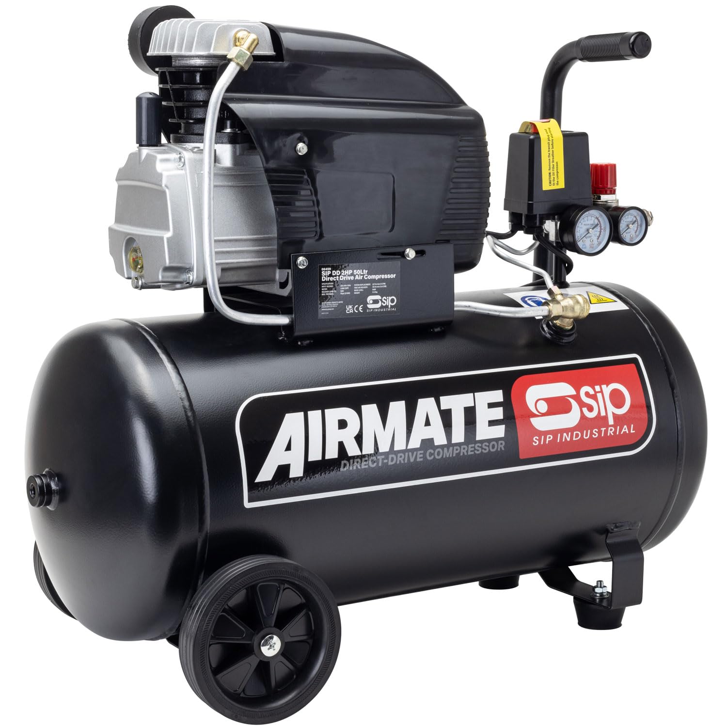 SIP Industrial DD 2hp 50ltr Direct Drive Compressor