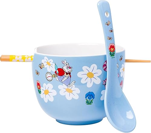 Miniatura 96 de Silver Buffalo - Cuenco con palillos para arroz, fideos o ramen, de cerámica, modelo Hogwarts Railways con escudo, de Harry Potter, apto