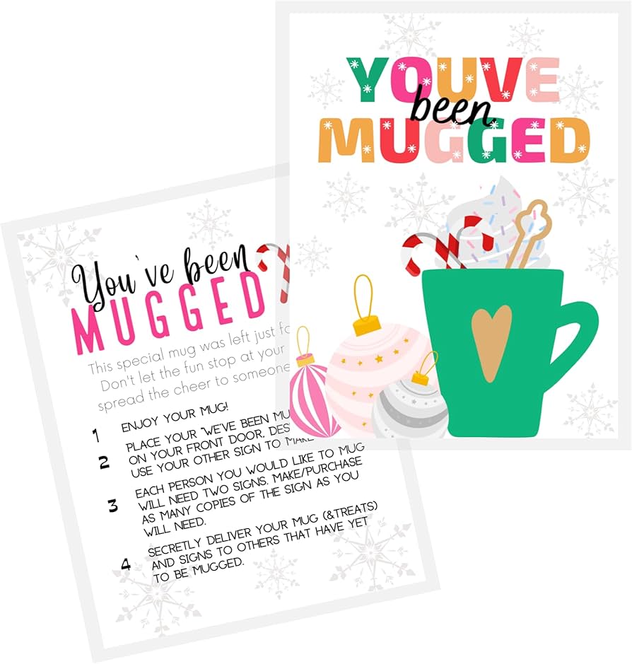 amazon-com-you-ve-been-mugged-holiday-game-sheets-40-pack-8-5x11-inch-standard-paper-size-candy-cane-cocoa-hot-chocolate-holiday-game-you-ve-been-booed-christmas-door-desk-office-game for You Ve Been Mugged Free Printable Amazon.com : You've Been Mugged Holiday Game Sheets | 40 Pack 8.5x11