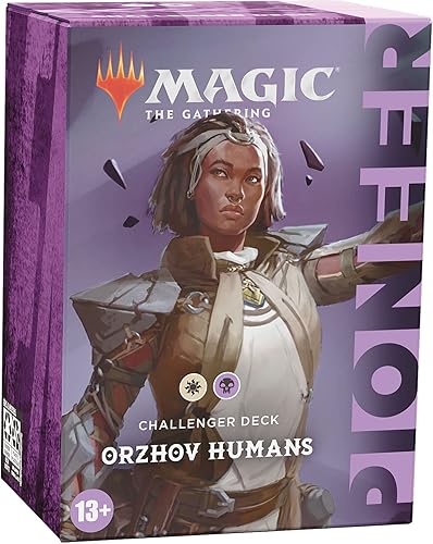Miniatura 3 de Magic The Gathering Pioneer Challenger Deck 2022 - Orzhov Humans (blanco y negro)