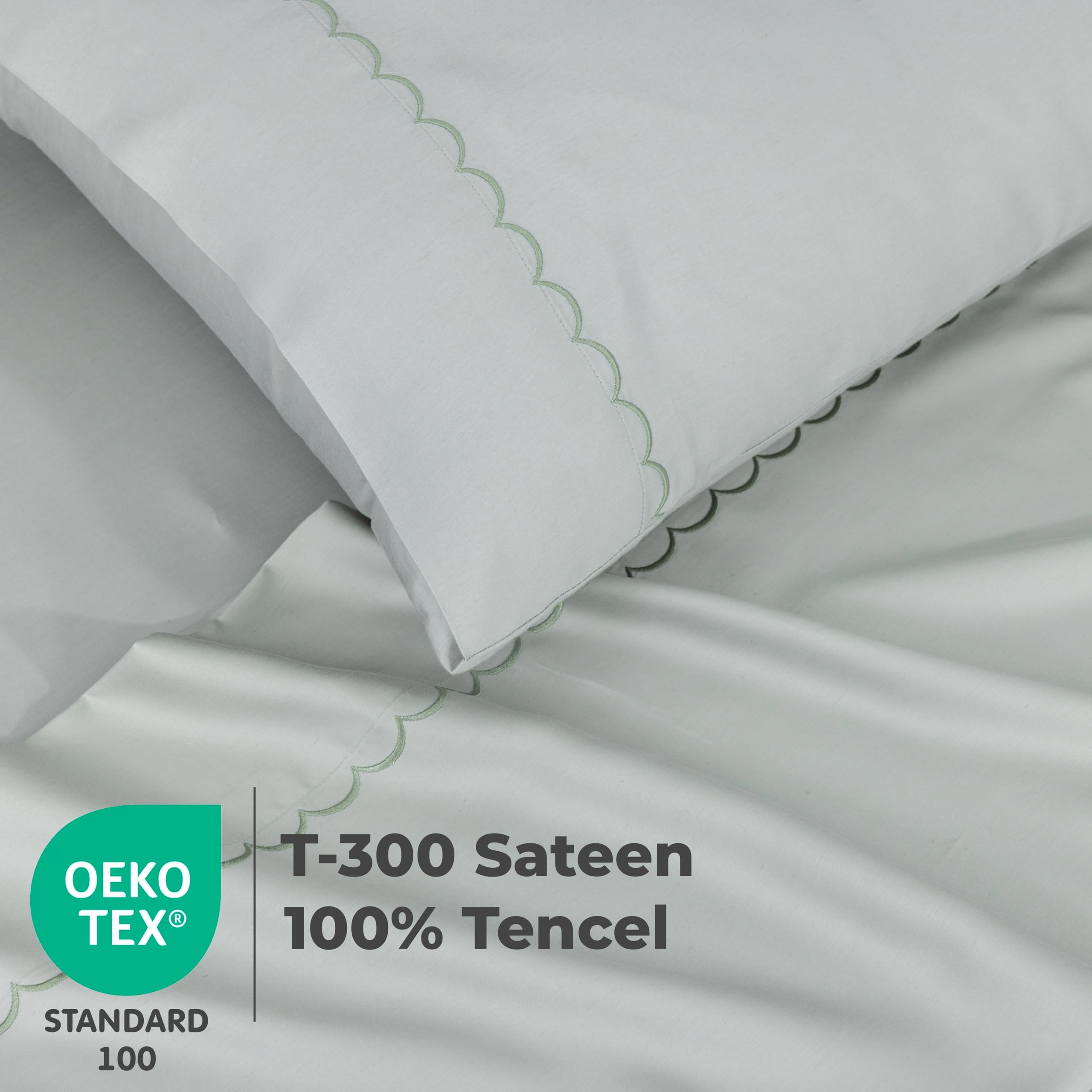 Estella Satin De Luxe Bettwäsche Calla Grün 135x200 Cm 80x80 Cm 40x80 Cm Estella Estella Satin De Luxe Bettwäsche Calla Grün 135x200 Cm 80x80 Cm 40x80 Cm Estella