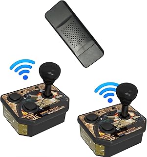 Retro Game Console, Handheld Game Console with HDMI Output, Wireless Plug and Play Nostalgia Stick Game for 10.000 Games, 4K Game Stick Video Games 2 Joysticks Included