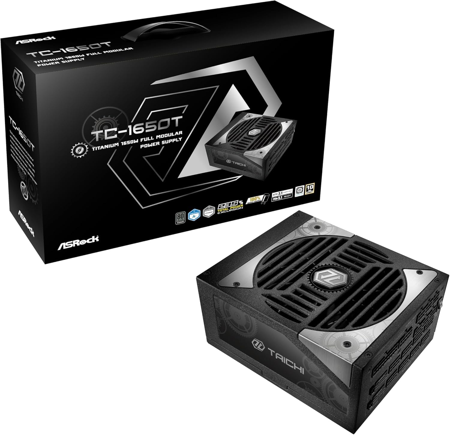 GTX1650＋i7 4770＋マザーボード＋電源ユニット他 Amazon | ASRock Taichi 次世代GPU対応 PC電源ユニット 1650W PCIe5.1
