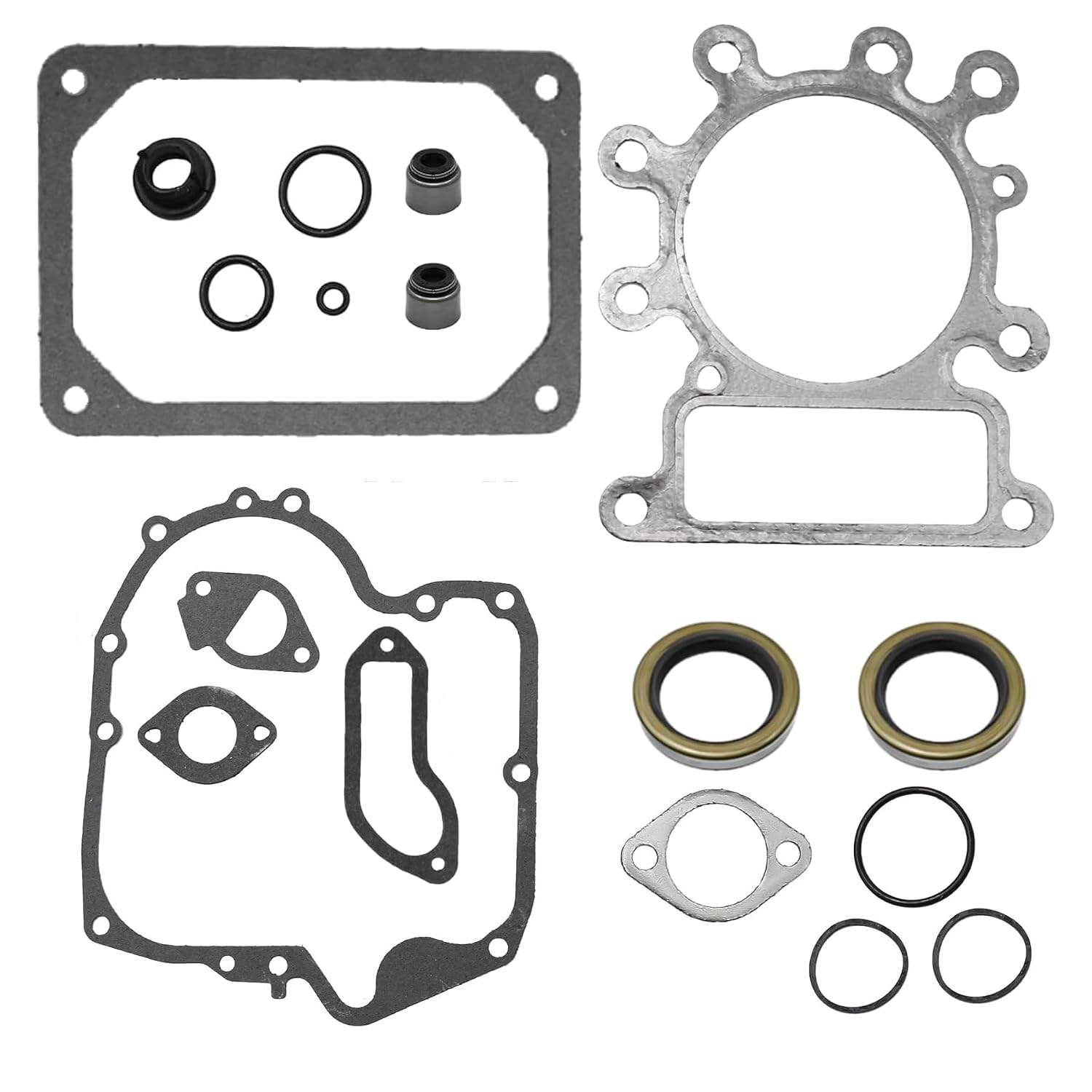 Engine Gasket Complete Kit Replacement for B&S Lawn Mower Replaces 796187 697191 792621 794150 796187