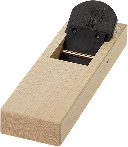 KAKURI KANNA - Plano de mano japonés de 1.654 in para carpintería sistema de cuchillas reemplazables, herramienta de avión de bloque pequeño para