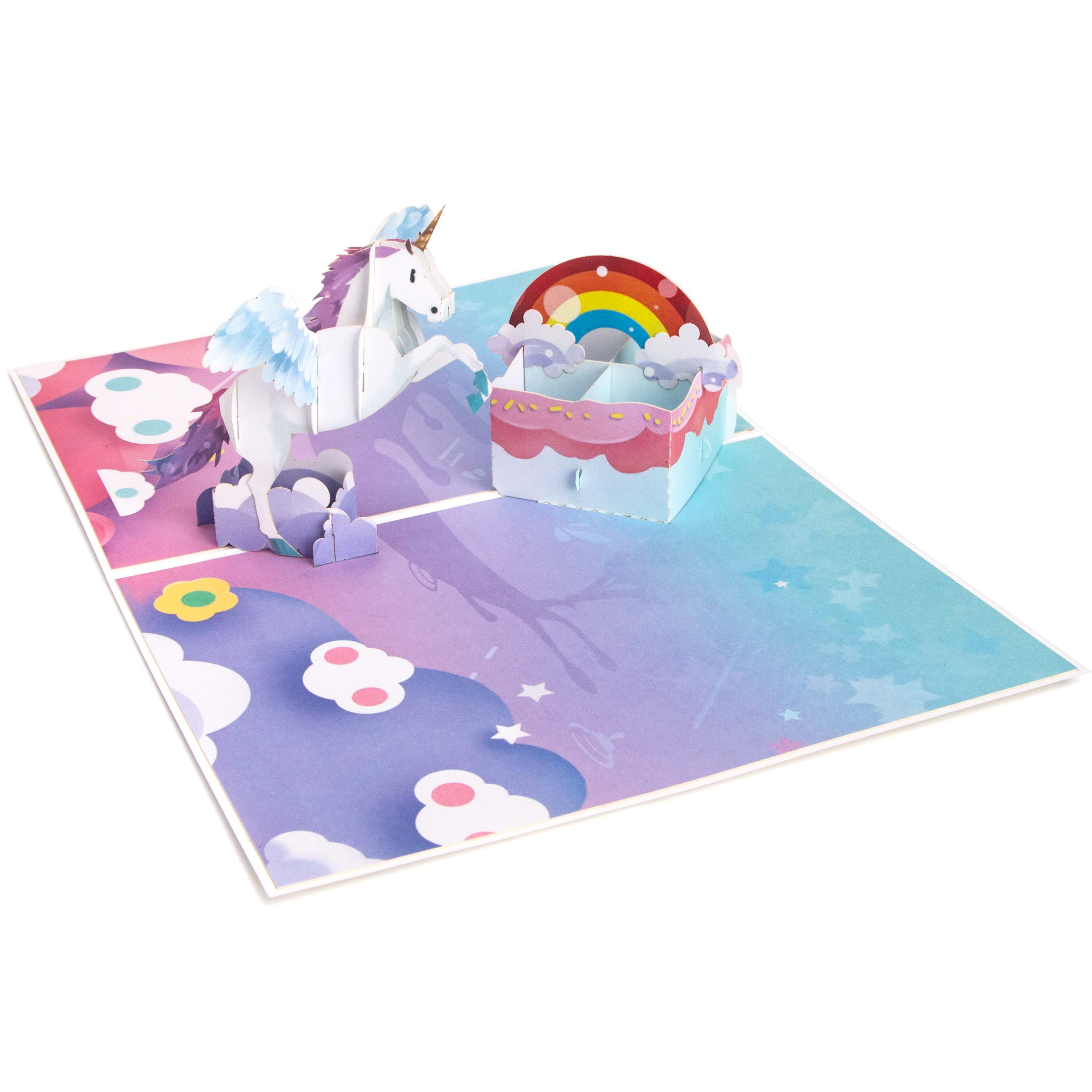 いるか Amazon.co.jp: Ribli ユニコーンケーキ 3D ポップアップカード
