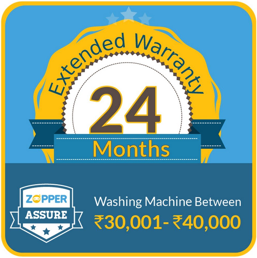 Zopper Assure 1Year Extended Warranty for Washing Machine (Rs. 30001 to