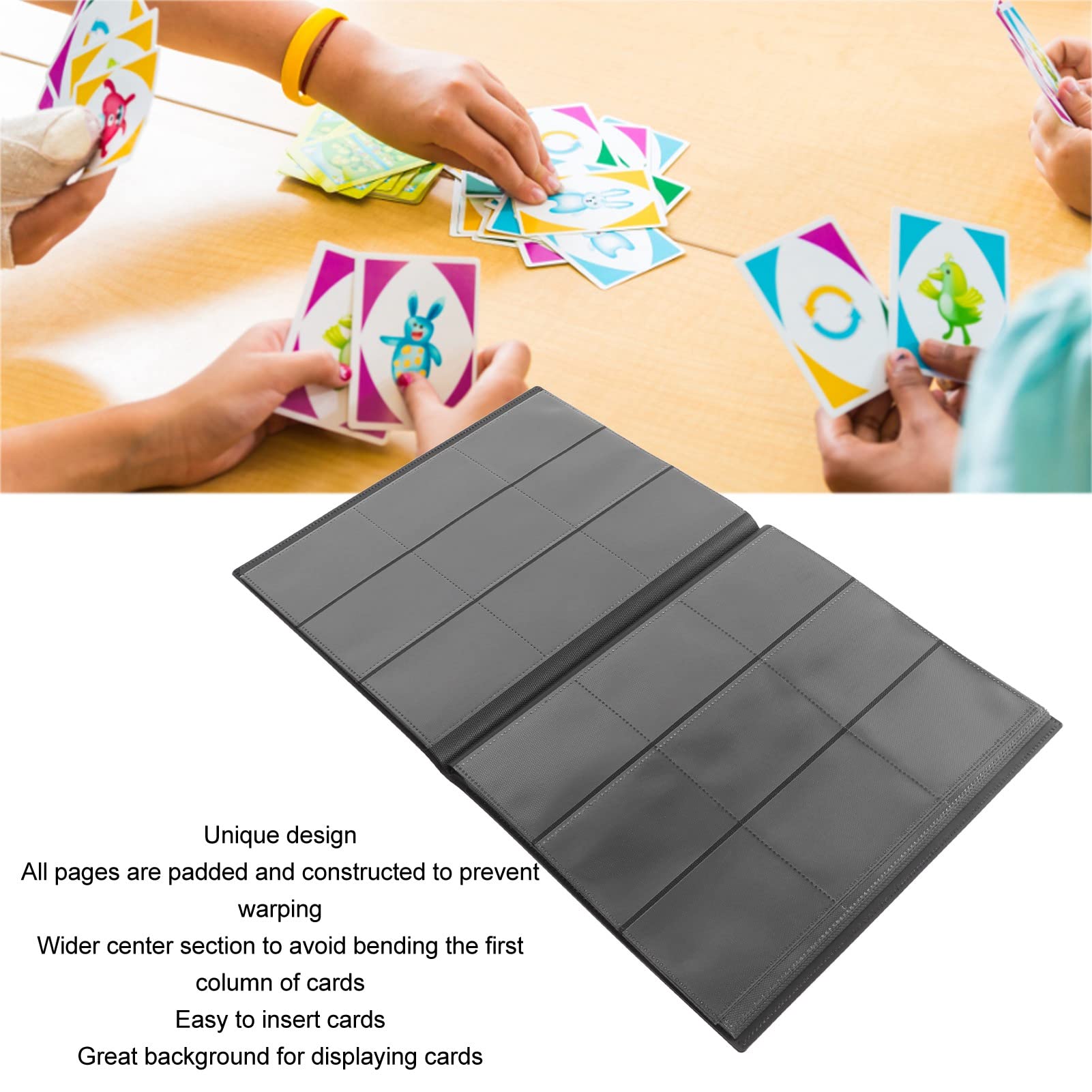cards bending in binder Versatile 9 Pocket Trading Card with Elastic Band for Playing (Black) Toys 12-packs this trading card binder Yu-Gi-Oh! Legendary Decks 2 Type:Box (24 Packs)