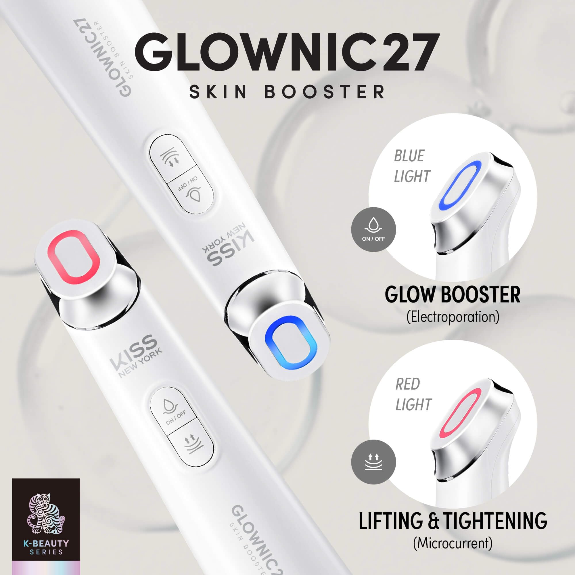 Amazon.com: KISS NEW YORK GLOWNIC27 Facial Beauty Device