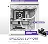 NZXT H6 Flow Orta Kule ATX PC Kasası, Kompakt Çift Odacıklı Tasarım, Panoramik Temperli Cam, Yüksek Hava Akışı, 3x 120mm Fan Dahil, Kablo Yönetimi, Beyaz