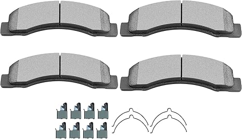 SCITOO Juego de pastillas de freno de cerámica D824, repuesto delantero para Ford Excursion 2000-2005, F-250 Super Duty 1999-2004, F-350 Super Duty