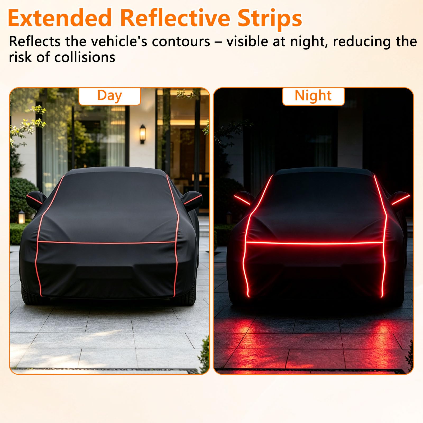 Funda de coche para BMW Z3, impermeable, transpirable, cobertura completa, con tiras reflectantes, para uso en exteriores, impermeable, a prueba de nieve, polvo y resistente a los rayos UV, protección
