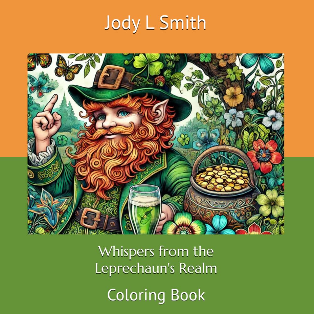 Whispers from the Leprechaun's Realm: Coloring Book