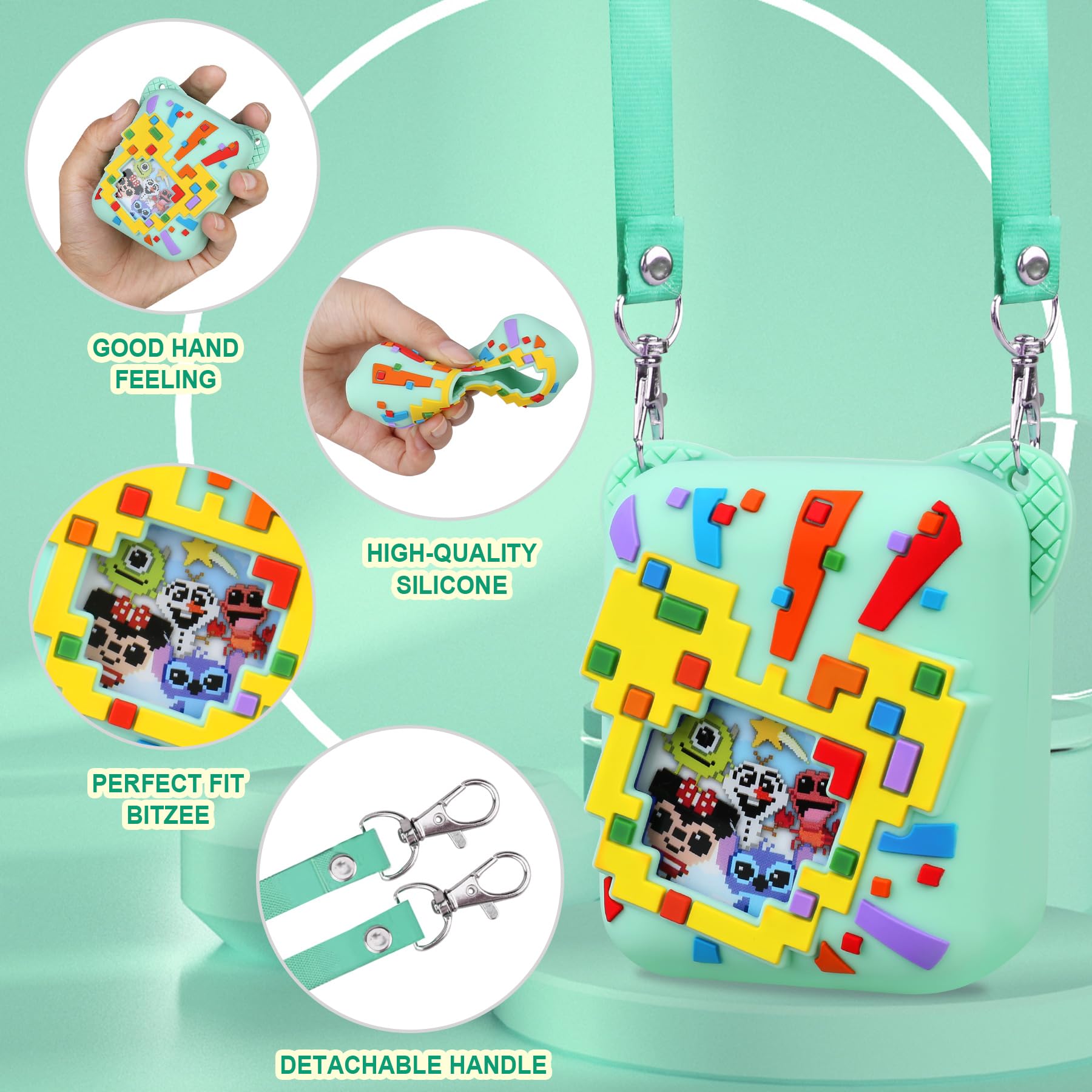Supmay Silicone Cover Case for Bitzee Disney Interactive Toy with 30 Characters Inside - Image 3