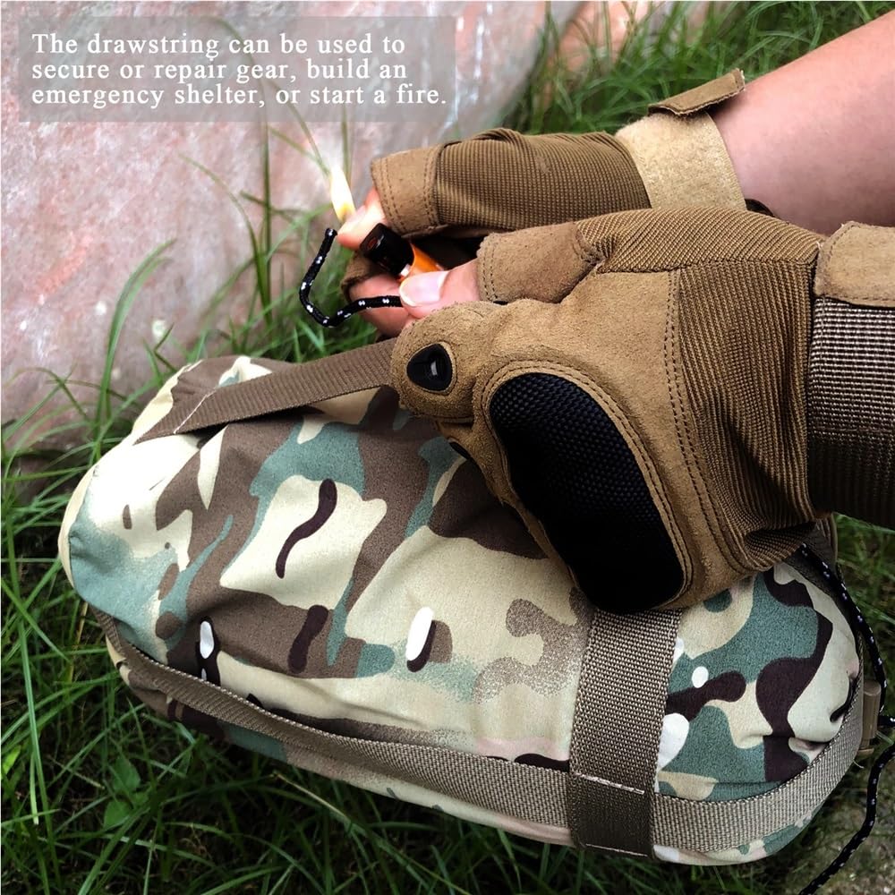 Sacco copri bivacco adatto for sacchi a pelo modulari dell'esercito militare, mimetico multicam/woodland/UCP
