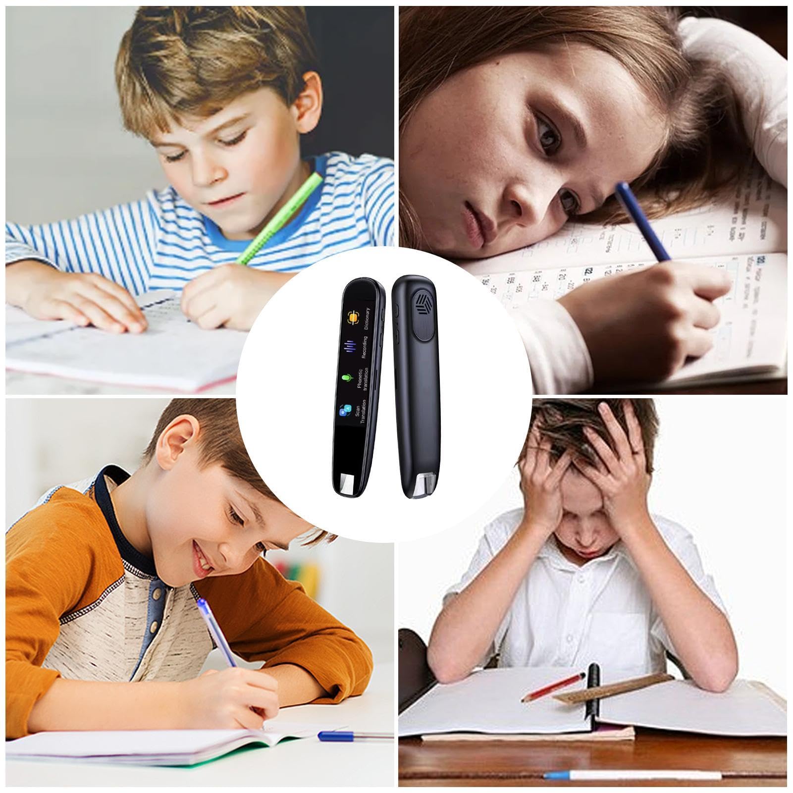 Pluma de Lectura, Pluma de Diccionario,El lápiz de admite | 113 Idiomas | Dispositivo de traducción de Voz, Dispositivo de traducción de Texto para el Aprendizaje de Idiomas