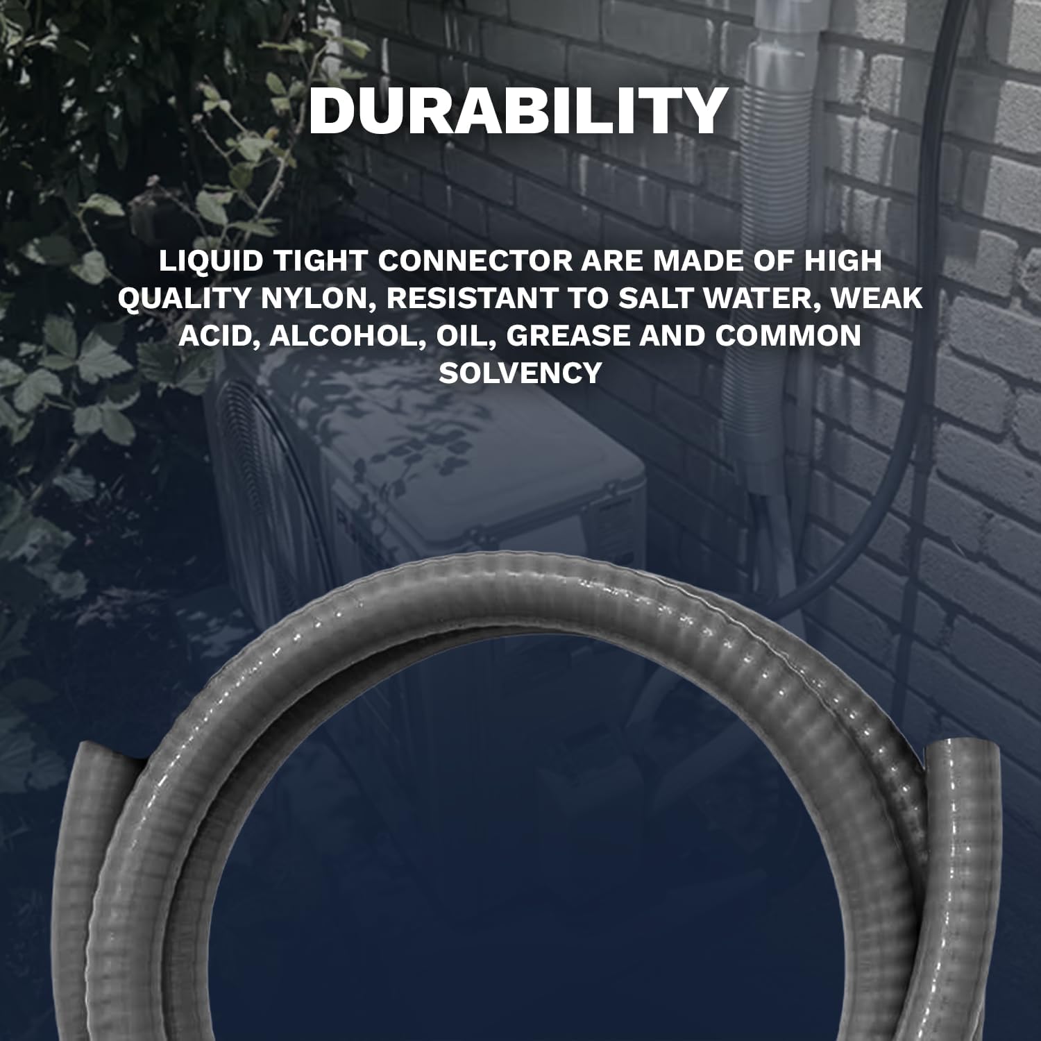 1/2 inch 100 Ft Liquid-Tight Conduit UL Certification - Flexible Non-Metallic Liquid Tight Electrical Flexible Conduit
