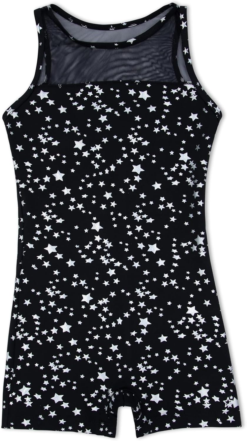 Capezio Girls' Rainbow Star Biketard