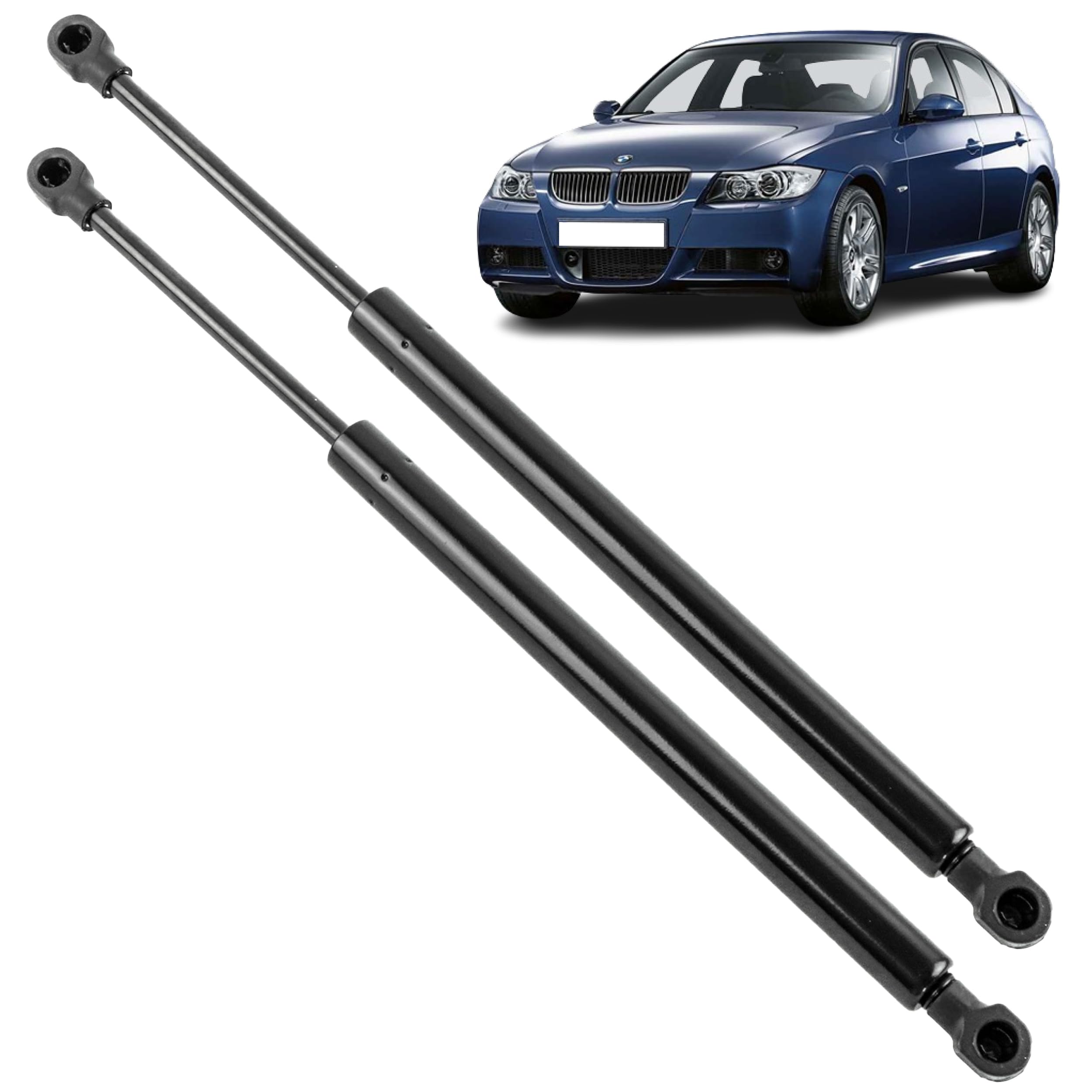 2 verins de coffre compatibles pour BMW E90 et E92 (Serie 3) (2005-2013) Vérins de hayon | 51247250308, 51247060623, 51244365788, 51247129194, 51244394052