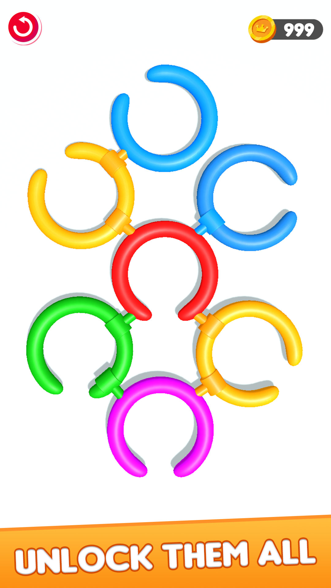 Rotate Master! Rotate The Rings Lock Sorting Escape Sort Puzzle Ring ...