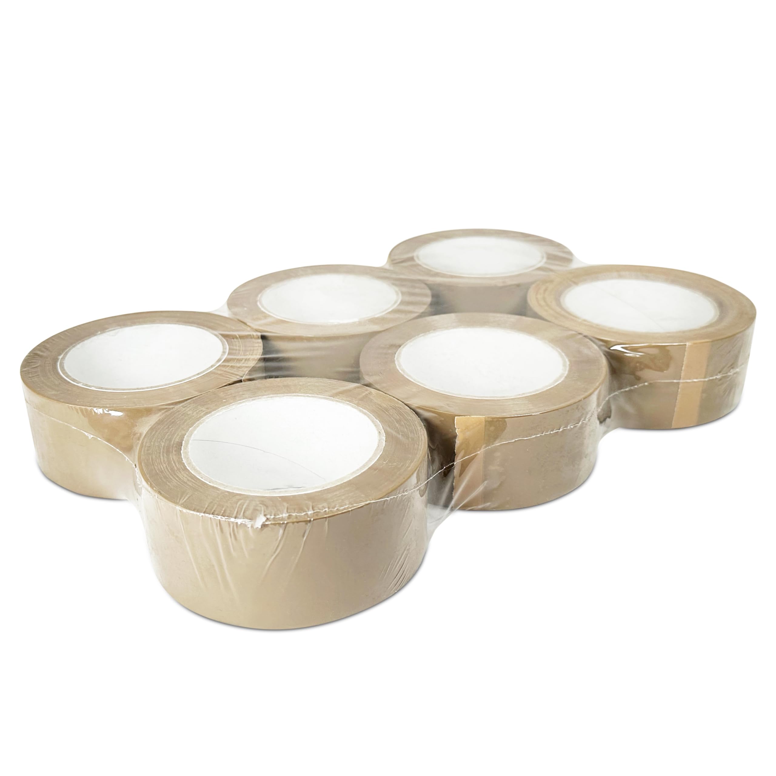 MUNTRADE Pack 24 Cintas Adhesivas Marrón 48 mm x 60 m | Cinta Adhesiva de Embalaje, Mudanza, Almacenamiento, Sellar