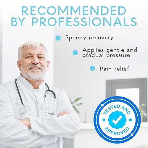 Miniatura 7 de Adamson Cinturón de soporte de hernia inguinal para hombres que se adapta al lado izquierdo o derecho I post cirugía hombres y mujeres armadura de