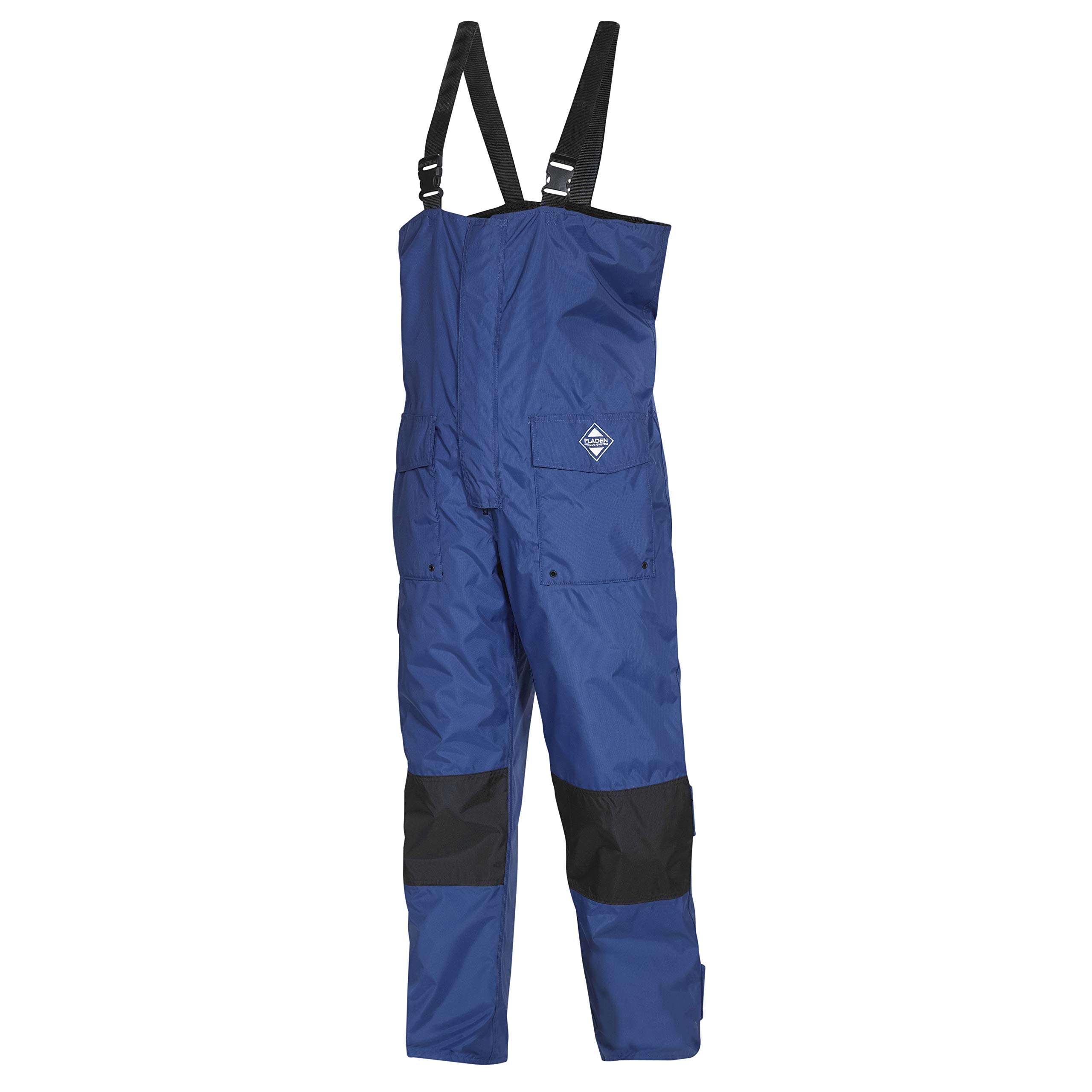 Fladen Rescue-System – 50N 857 Schwimmhose und Trägerhose ITW Nexus Schnallen verstellbare Träger – Marine Auftrieb und Thermoschutz imprägniert mit Bionic ECO Finish – ISO 12402-6 Zertifiziert