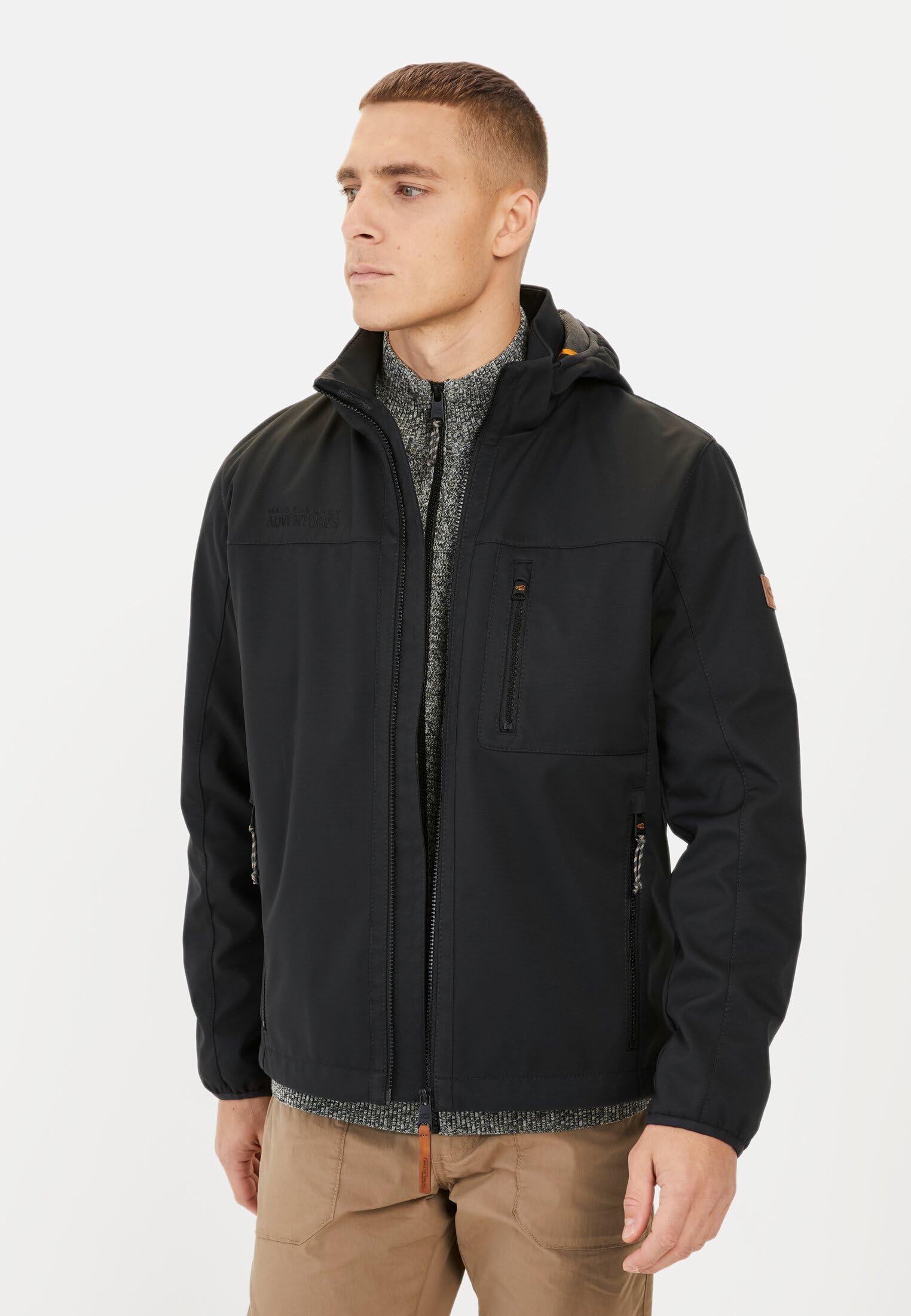 camel active 430120-9N61 - Herren Blouson, Größe:52, Farbe:asphalt