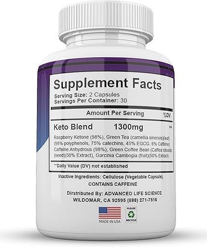 Miniatura 3 de (Oficial) Keto Fit Pro, fórmula avanzada de 1300 mg, fabricado en los Estados Unidos, (paquete de 2 botellas), suministro para 60 días