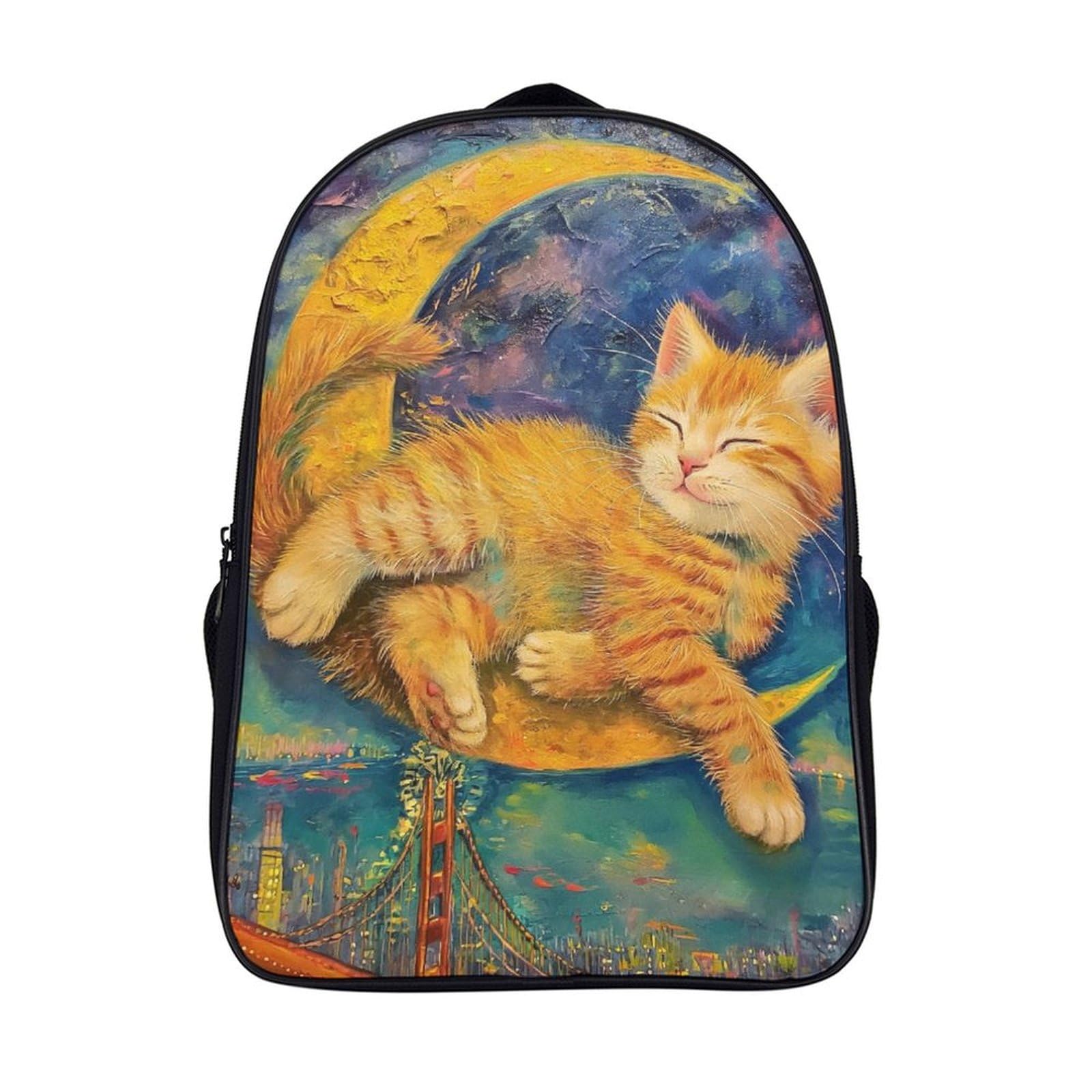 Mochila Escolar Impermeable con Estampado Juvenil para el Día a Día 7