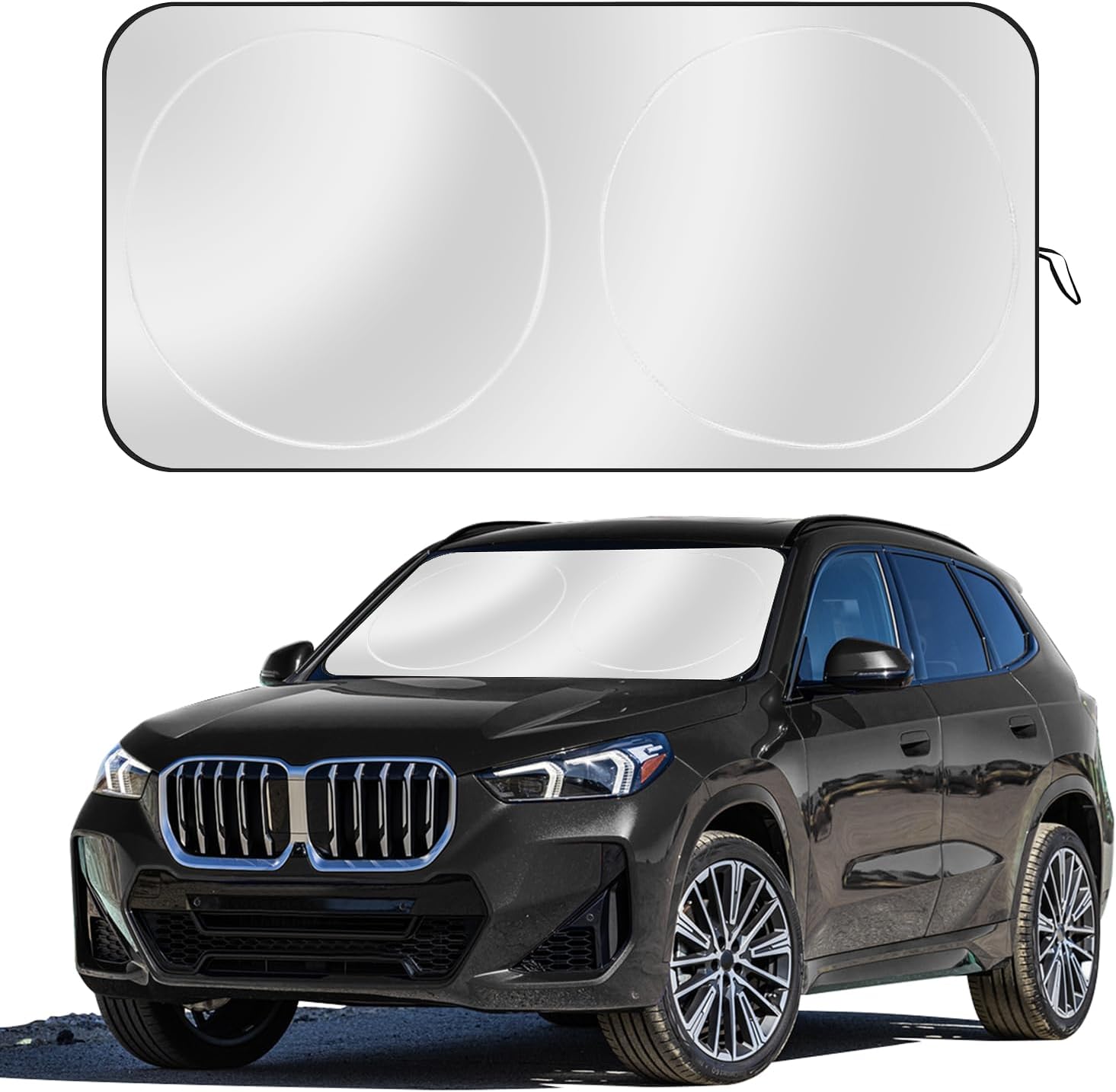 JUSTTOP Car Sun Shade Windshield Foldable Sun Car Window