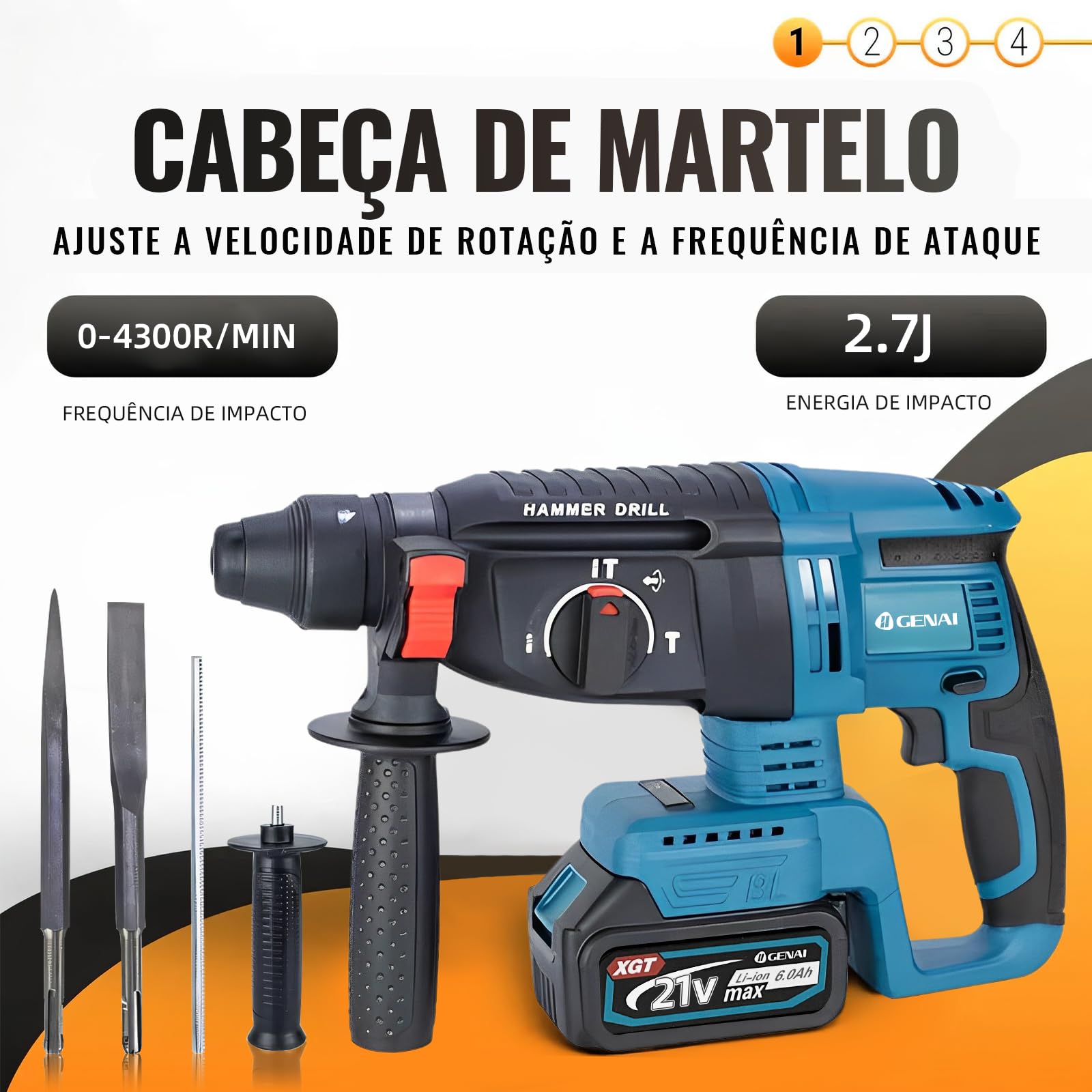 Parafusadeira Furadeira e Parafusadeira Chave de Impacto