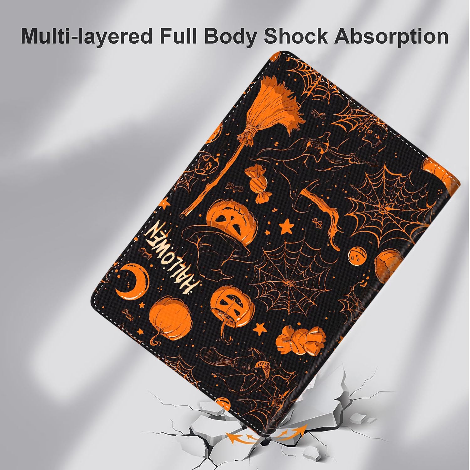 IPad Pro 11 & Air 10.9 Case With Raccoon Pumpkin Design - Auto Sleep/Wake Stand Cover