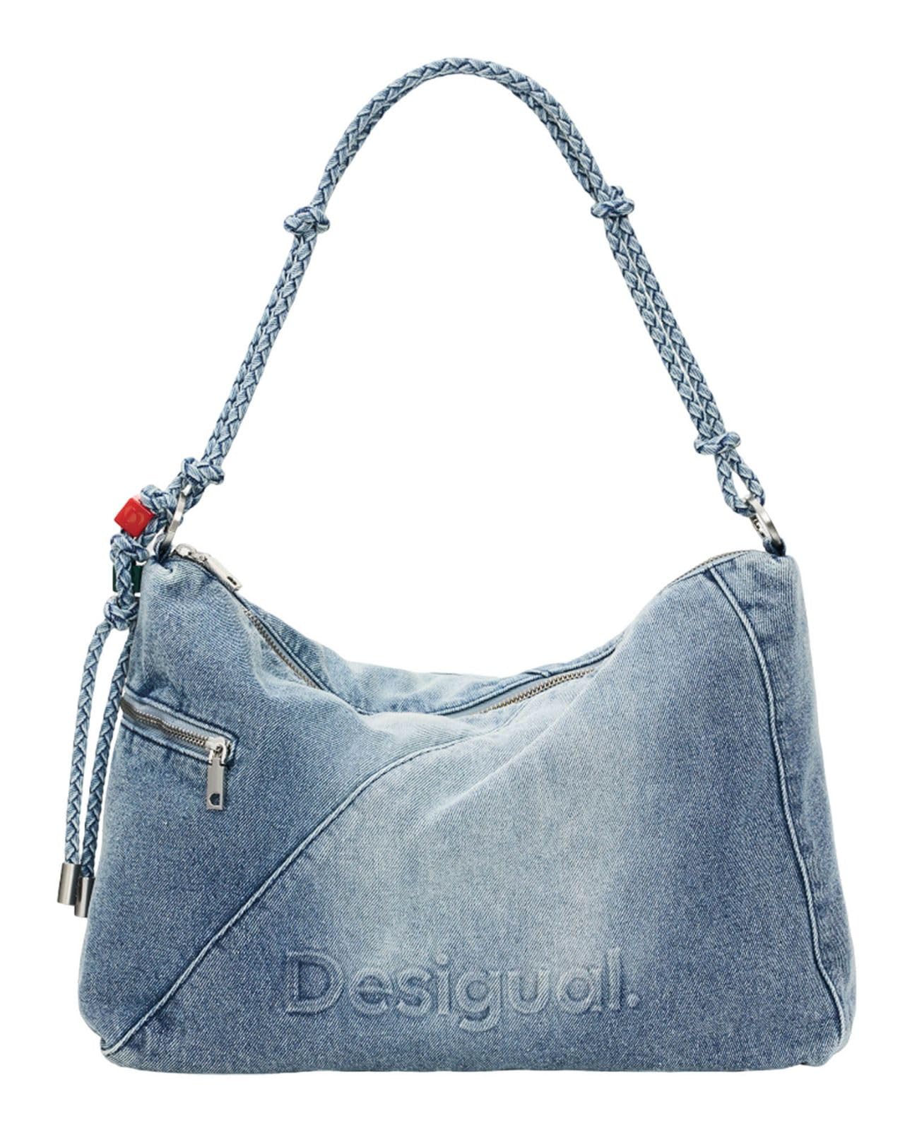 Desigual Schultertasche Leiria 2.0 Denim Raw blau
